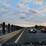 Accident pe autostradă din cauza unui șofer care circula pe contrasens