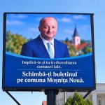 Gerald Simonis, mesaj pe panouri pentru locuitorii din Moșnița Nouă