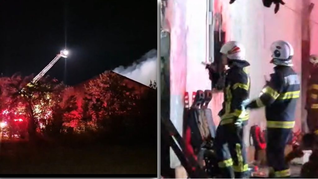 Incendiu violent lângă Șag: Casă distrusă 80% și doi oameni la spital