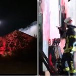 Incendiu violent lângă Șag: Casă distrusă 80% și doi oameni la spital