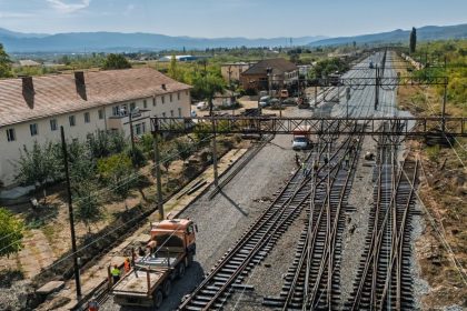 Modernizarea căii ferate Caransebeș - Lugoj avansează rapid