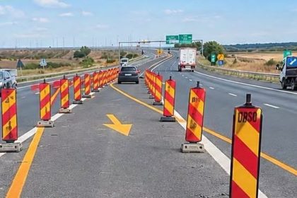 Șantier pe A1 spre Ungaria: Restricții de trafic până în octombrie
