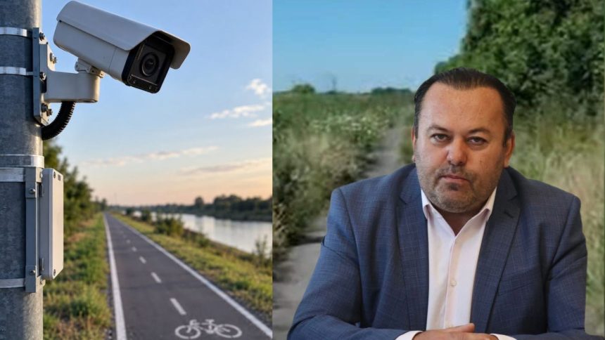 Camere de supraveghere pe pista de biciclete Timișoara - Serbia