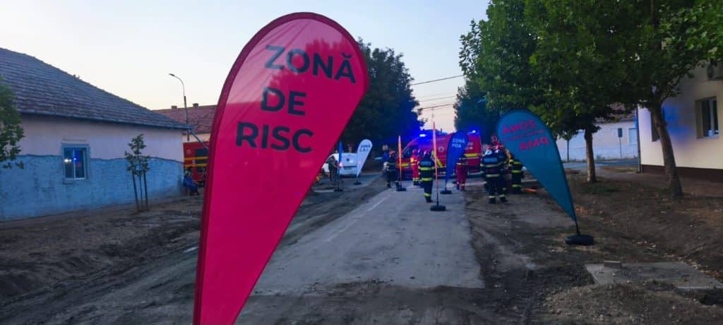 Scurgere de gaze în Sânnicolau Mare, pompierii au evacuat oamenii din zona afectată