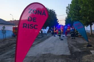 Scurgere de gaze în Sânnicolau Mare, pompierii au evacuat oamenii din zona afectată