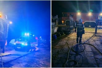Incendiu într-o gospodărie din Băcia, unde proprietarul a suferit un atac de panică