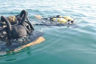 Scafandrii de luptă EOD au intervenit în Marea Neagră pentru neutralizarea unor resturi de dronă