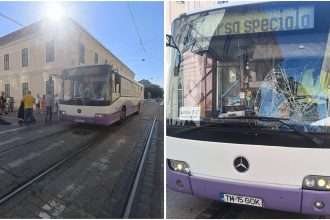 utobuzul STPT implicat în accidentul în care a fost rănit un copil de 13 ani, în Timișoara