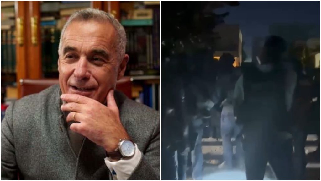 Călin Georgescu, săltat din trafic de mascați în dosarul finanțărilor fictive