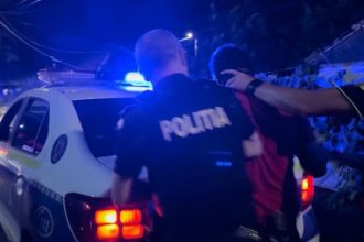Fugă de 500 de metri de polițiști: Șofer beat criță, reținut în Timiș
