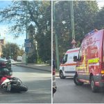 Motociclist rănit într-un accident lângă Podul Decebal