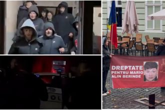 Protest la Cenei după sentința din cazul uciderii lui Mario Berinde