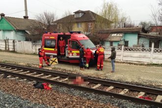 Victima lovită de tren în zona CET Arad