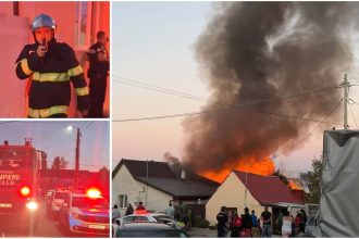 Incendiu violent la Arad: Două case și trei magazii au fost mistuite de flăcări