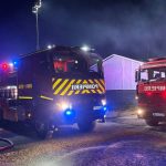 Incendiu puternic la o hală de prelucrare a lemnului din Victor Vlad Delamarina, în Timiș