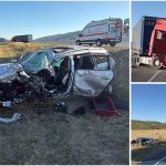 Accident grav cu două TIR-uri și o mașină în Caraș-Severin, în urma căruia un șofer a murit