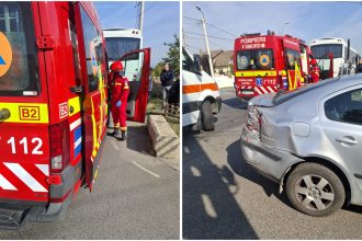 Accident cu 11 persoane în localitatea Peștișu Mare, Hunedoara