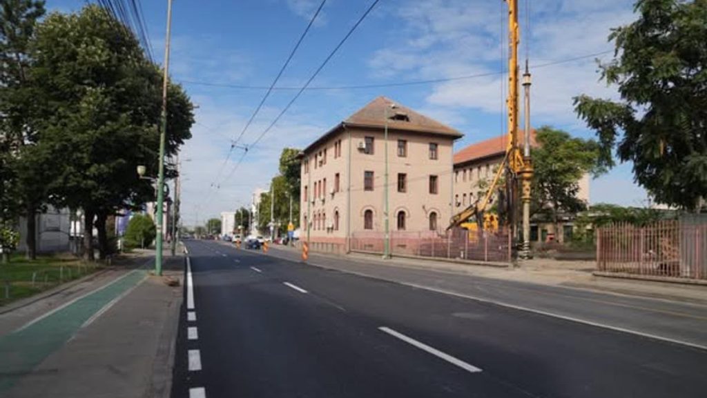 Șantier pe Bulevardul Republicii în vacanța școlară: Trafic deviat pe contrasens la Timișoara