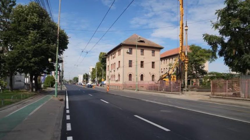 Șantier pe Bulevardul Republicii în vacanța școlară: Trafic deviat pe contrasens la Timișoara