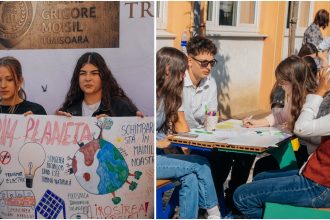Lecție de biodiversitate în curtea verde a Liceului „Grigore Moisil”