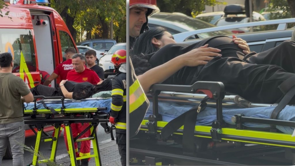 Femeie însărcinată, preluată cu targa după un accident în TimișoaraFemeie însărcinată, preluată cu targa după un accident în Timișoara