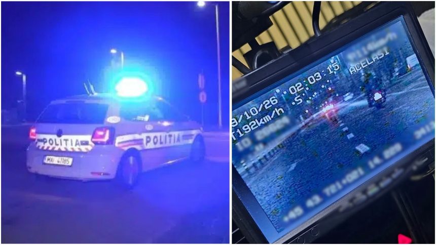 Șofer agresiv pe Calea Martirilor: Prins cu aproape 200 km/h în toiul nopții