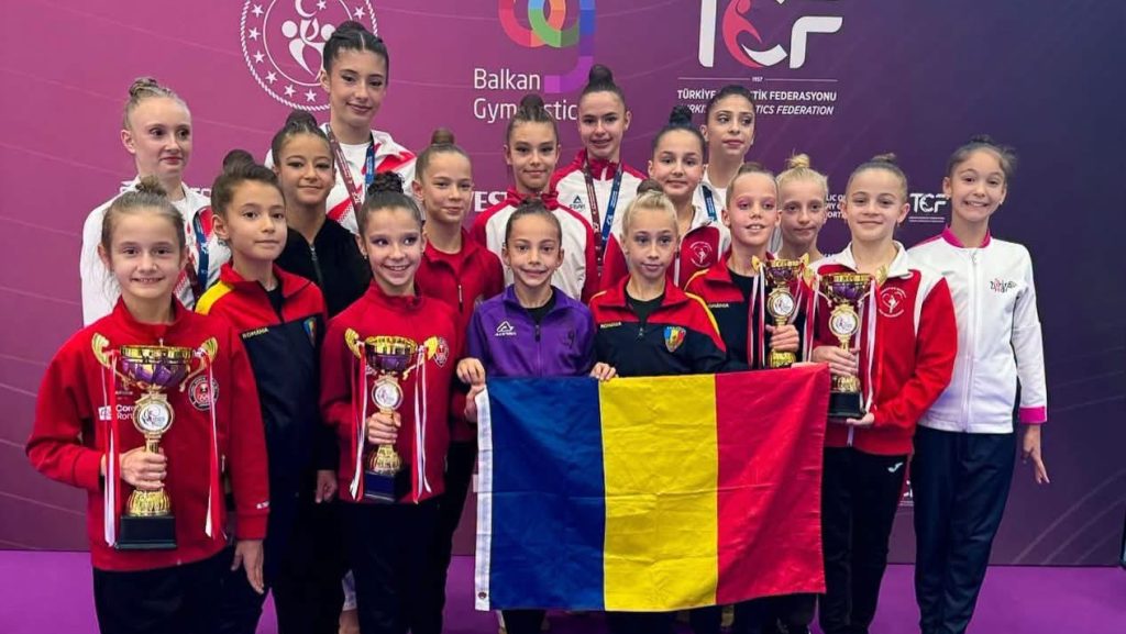 România, pe podium la Campionatul Balcanic de Gimnastică Ritmică: Trei medalii pentru sportivele din Timișoara