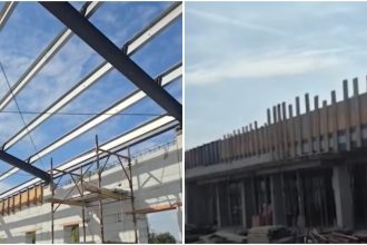 Progres pe șantierul centrului pentru minori cu adicții de la Ciacova
