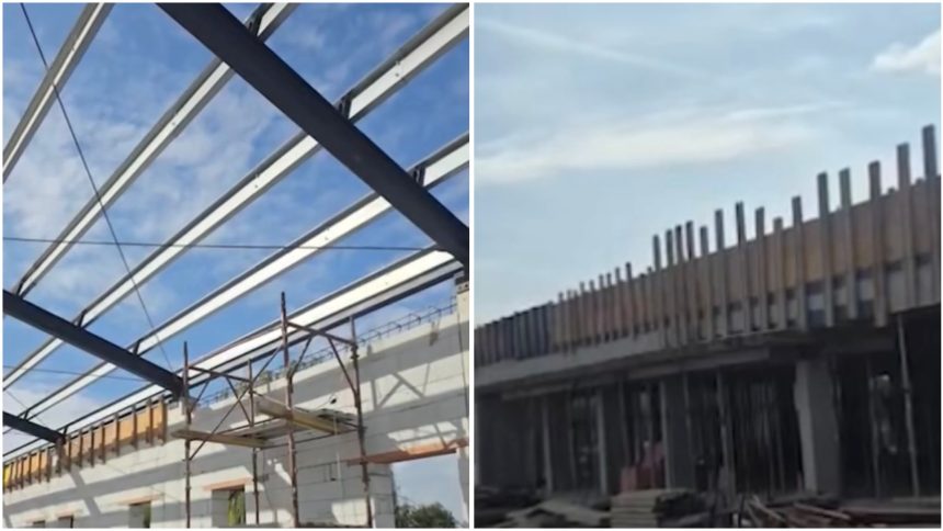 Progres pe șantierul centrului pentru minori cu adicții de la Ciacova