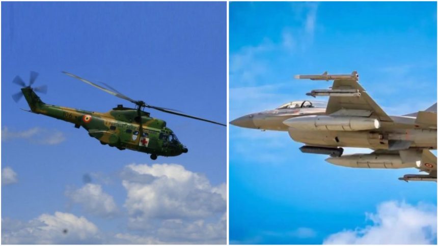 Alertă la granița cu Ucraina: Două avioane F-16 ridicate de la sol