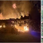 Incendiu violent și pericol de explozie într-o gospodărie din Hunedoara