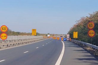 Restricții de trafic pe autostrada A1 în Timiș: Ambele sensuri, pe o singură cale
