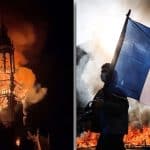 Primăria din Limoges, cuprinsă de flăcări în timpul protestelor violente din Franța