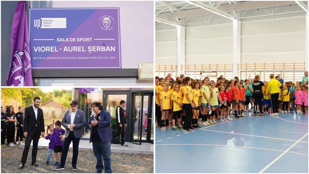 Sala de sport a UPT, redenumită în memoria fostului rector Viorel-Aurel Șerban