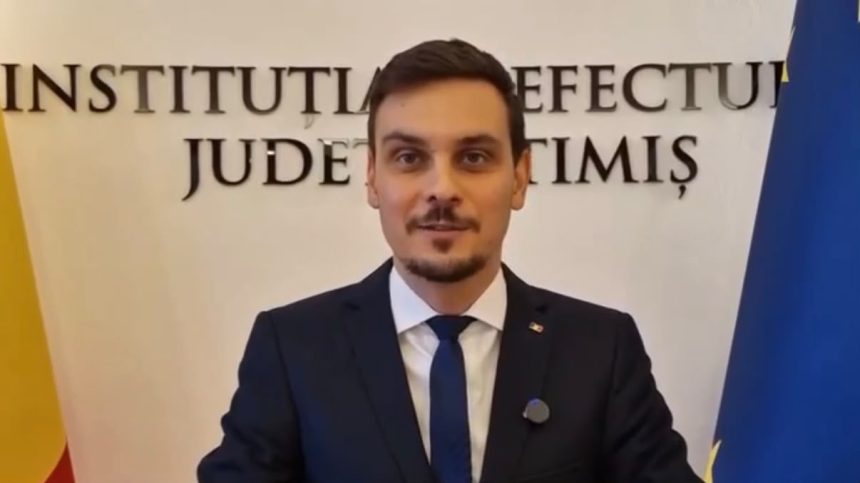 Paul Finta și-a dat demisia din funcția de prefect de Timiș