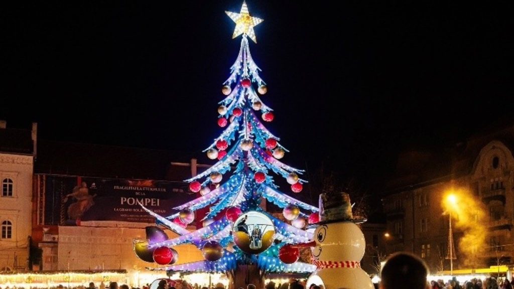 Târgul de Crăciun din Timișoara se deschide pe 28 noiembrie