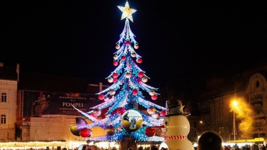 Târgul de Crăciun din Timișoara se deschide pe 28 noiembrie