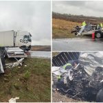 Accident mortal pe DN6, în apropiere de Jupa, unde un tânăr de 28 de ani și-a pierdut viața după ce mașina sa s-a izbit frontal de un TIR