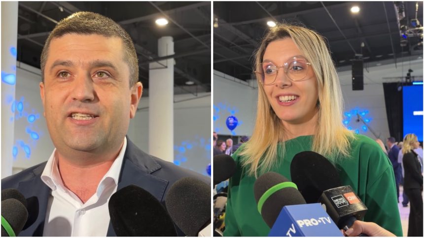 ALT foto: Radu Miruță și Diana Buzoianu, cei mai votați candidați pentru funcțiile de vicepreședinte al USR, la Congresul de la Timișoara
