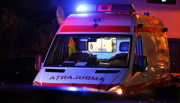Autoturism implicat în accidentul rutier de pe DJ 681, între Gladna Montană și Fârdea, județul Timiș Copiază