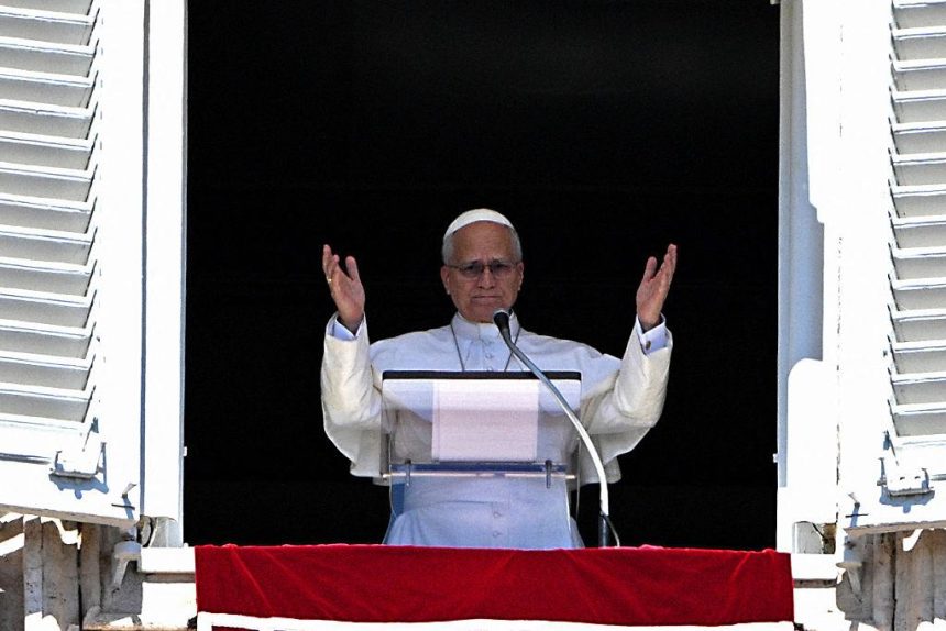 Papa Leon al XIV-lea în Piața Sfântul Petru din Vatican, înaintea intervenției chirurgicale la plămân